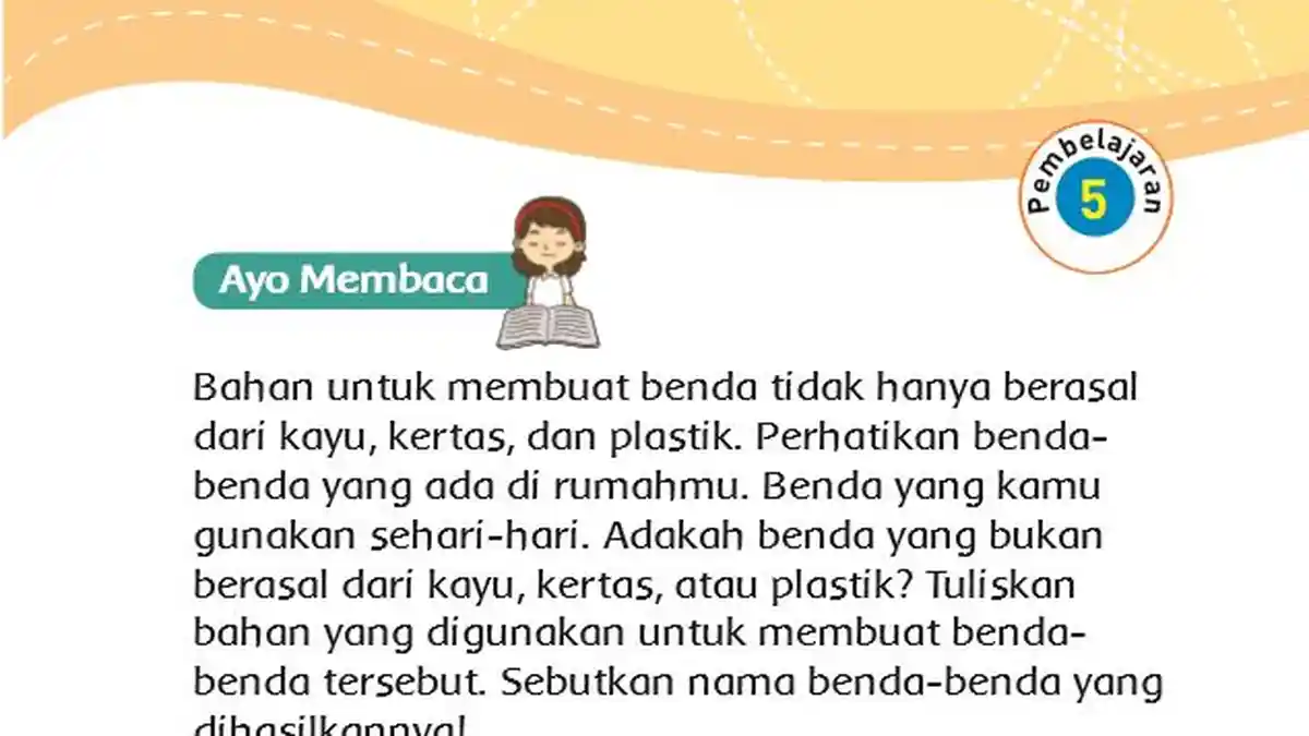 Amatilah Benda-benda di Sekitarmu! Adakah yang Terbuat dari Bahan Kaca, Logam, atau Karet?