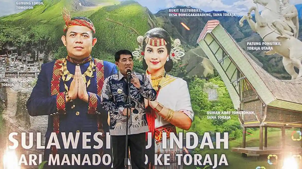 Gubernur Sulut YSK Lepas Penerbangan Manado - Tana Toraja : Sejarah Baru Terukir
