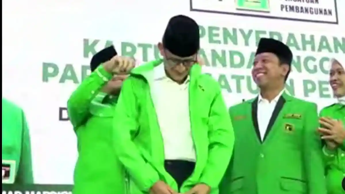 Breaking News: Sandiaga Uno Resmi Jadi Kader PPP, Berpotensi Besar Jadi Cawapres Ganjar Pranowo