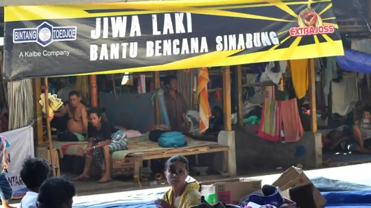Bintang Toedjoe Kirim Relawan Bantu Korban Gunung Sinabung