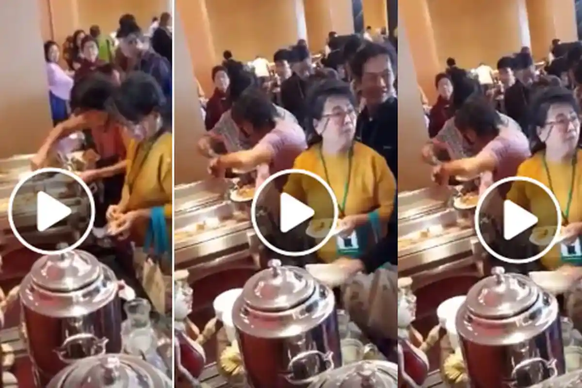 Viral Emak-emak Ribut di Pesta Pernikahan Karena Kantongi Makanan, Adu Mulut & Saling Tunjuk Begini
