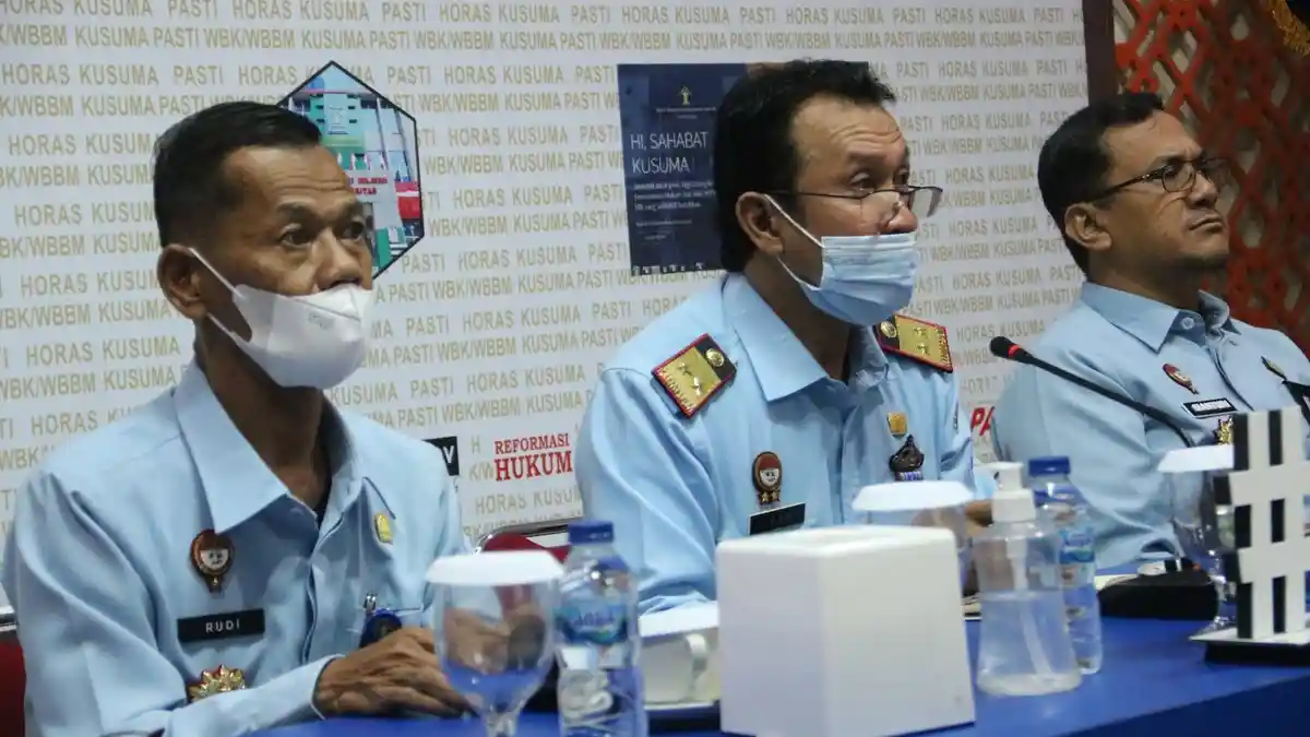 Mantapkan Kinerja Pengayoman, Kakanwil Kemenkumham Sumut Ikut Arahan Tugas dari Sekjen