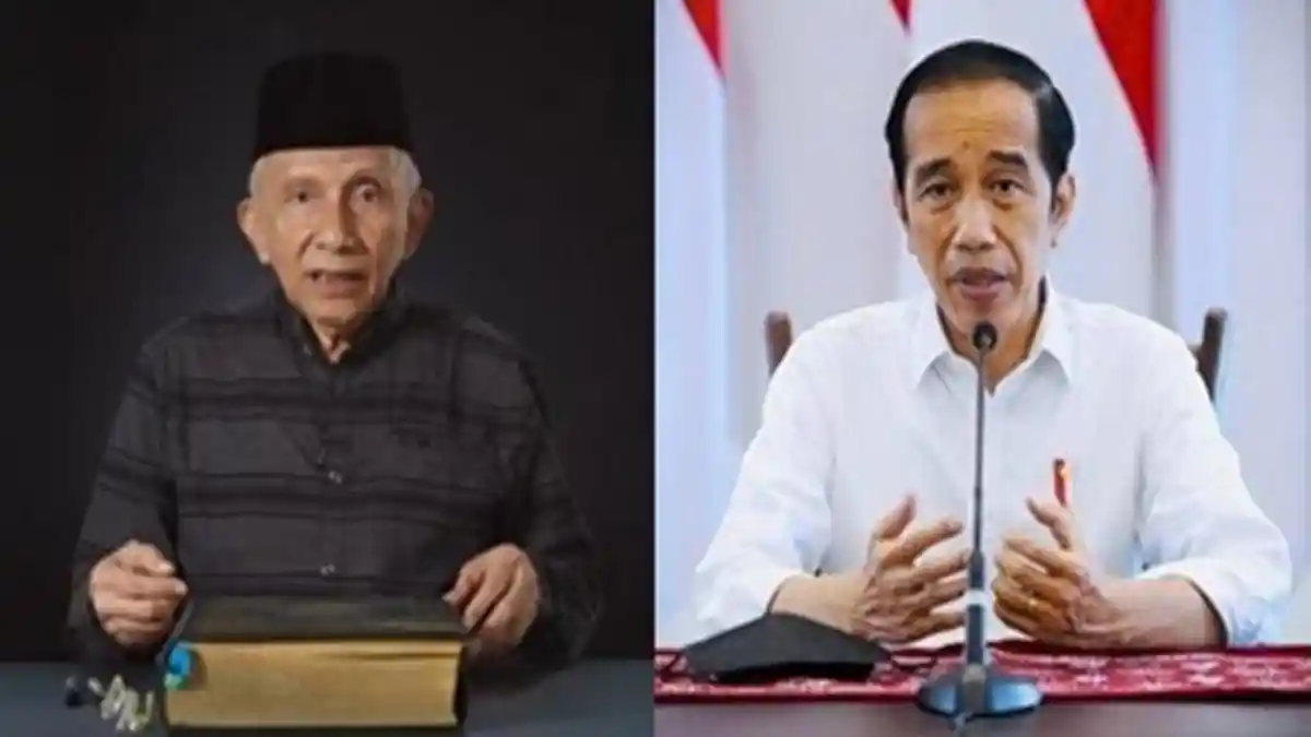 Amien Rais Sebut Cawe-cawe Jokowi Itu Manuver Politik Ugal-ugalan ...