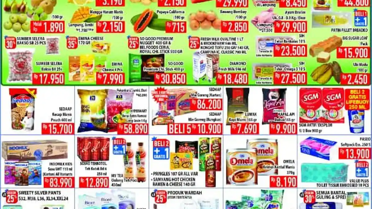 Promo Hypermart WTC Batanghari, Sedia Harga Hemat Buat Peminat