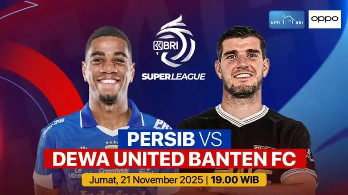 Siaran TV Indosiar Malam Ini, Jam Tayang dan Link Nonton Persib Bandung vs Dewa United di Liga 1