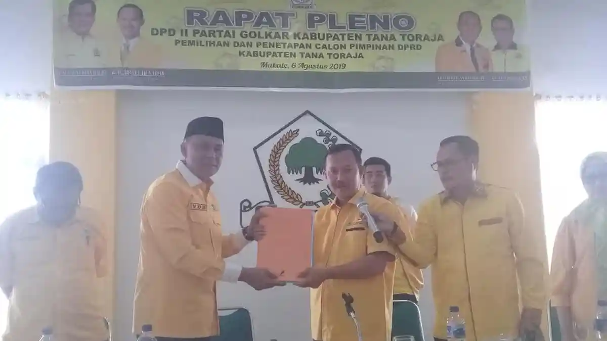 7 Caleg Terpilih Golkar Tana Toraja Siap Bersaing Jadi Ketua DPRD