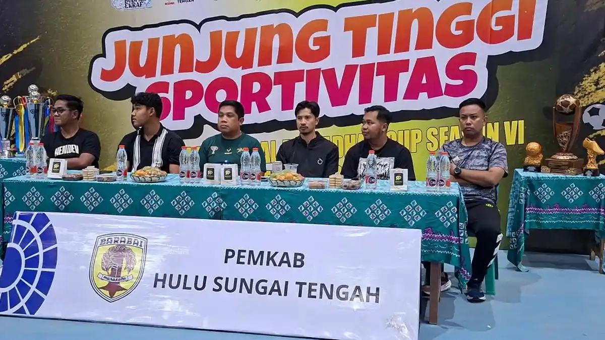 Jelang Laga Final Ramadhan Cup VI di Barabai HST, Panitia dan Wasit Kompak Jaga Fair Play