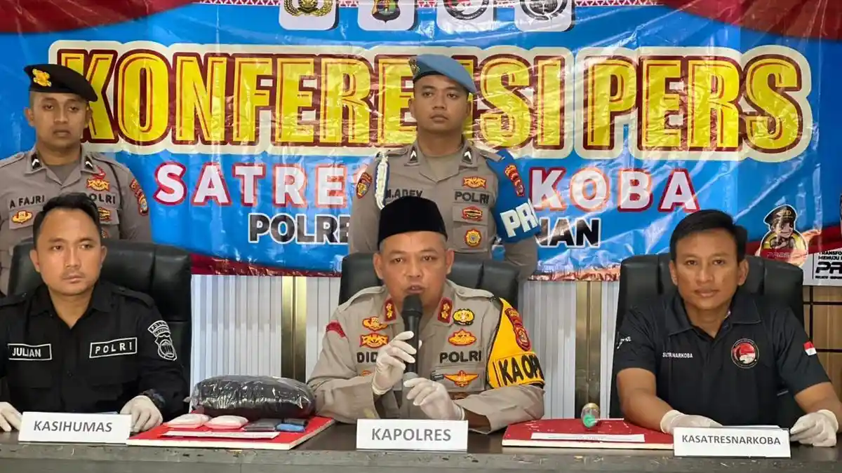 Polres Way Kanan Selamatkan 808 Orang dari Narkotika Jenis Sabu