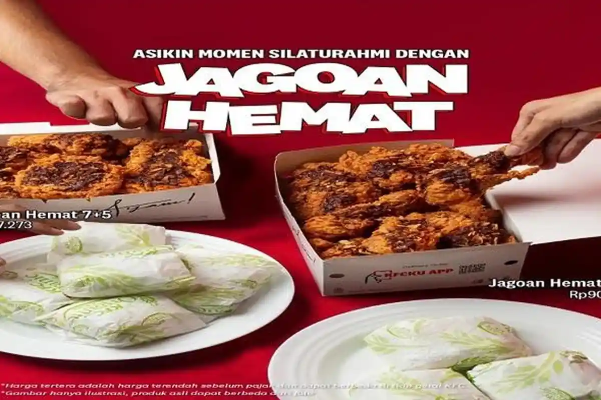 Promo KFC Hari Ini Senin, Silaturahmi Makin Asyik dengan Paket Kombo Jagoan Hemat Seharga Rp 90.909