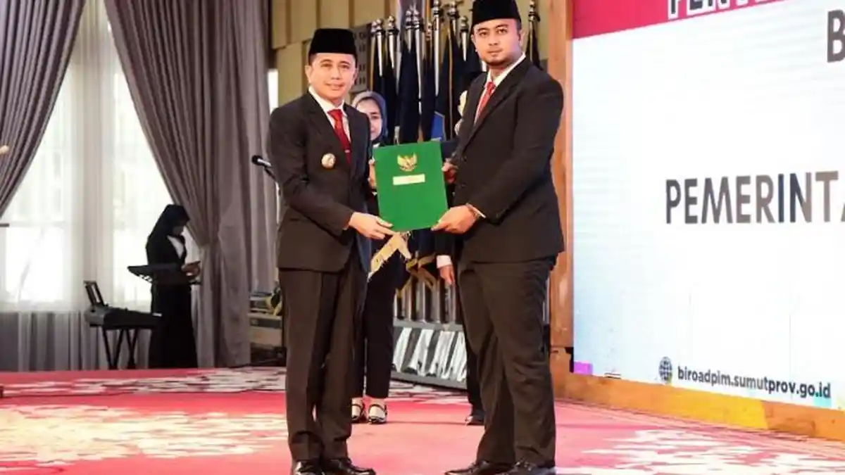 Wakil Wali Kota Binjai Rizky Yunanda Sitepu Menjabat sebagai Plt Wali Kota Binjai