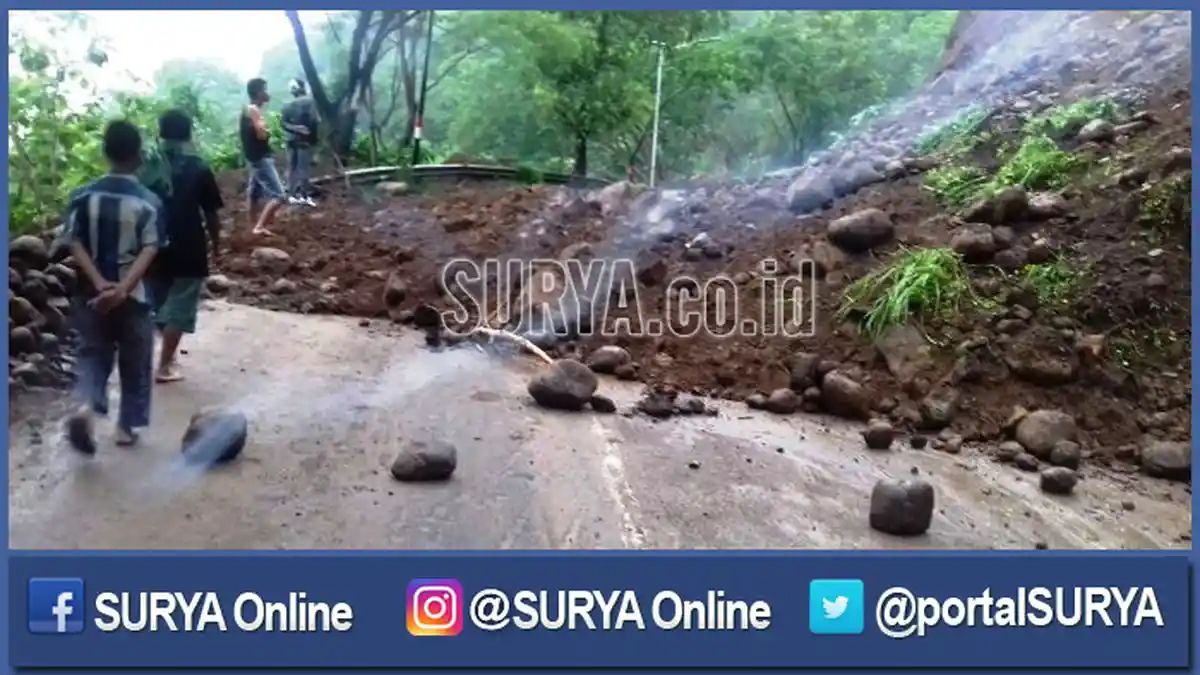 Hendak ke Objek Wisata Rembangan Jember? Tunda Dulu, Akses Jalannya Tertutup Longsor