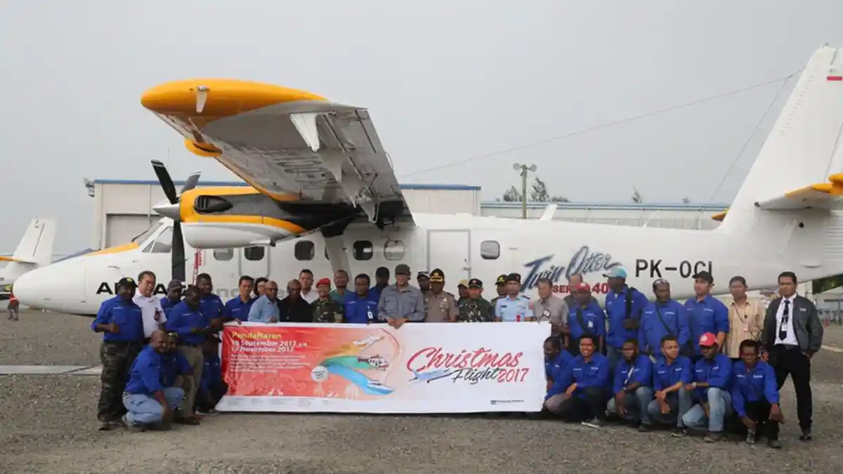 Freeport Gelar Layanan Penerbangan dan Boat Natal Untuk Karyawan