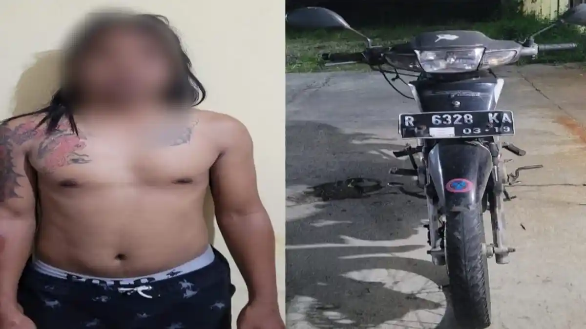 Warga Kedungbanteng Banyumas Nekat Curi Motor di Sawah, Sempat Lari dan Ditangkap Warga