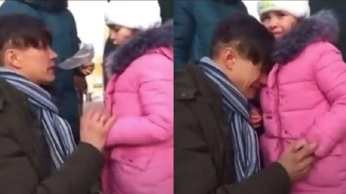 Viral Video Mengharukan Perpisahan Ayah dan Anak Diduga Karena Perang Rusia vs Ukraina