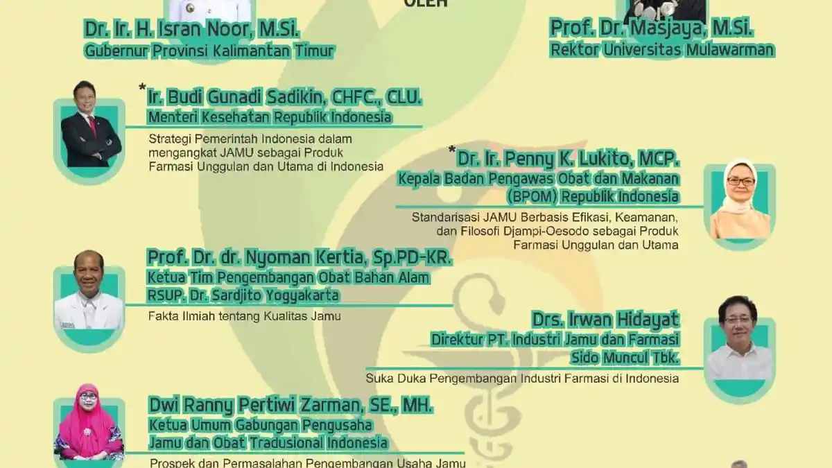 Deretan Pembicara di Mulawarman Pharmaceutical Conference 2022, Ada Menkes Budi Gunadi  