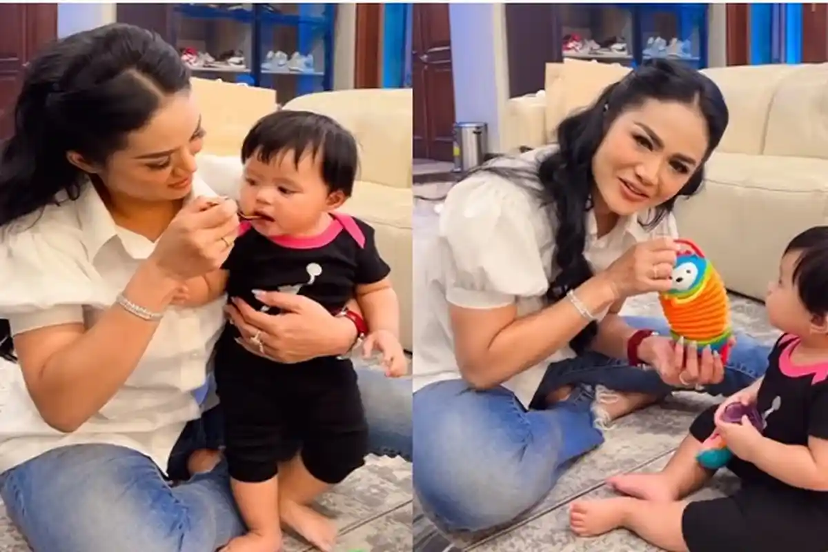 Sandang Status Diva Hingga Anggota DPR, Krisdayanti Tak Malu Ngemper Sambil Makan Mie Bareng Cucu