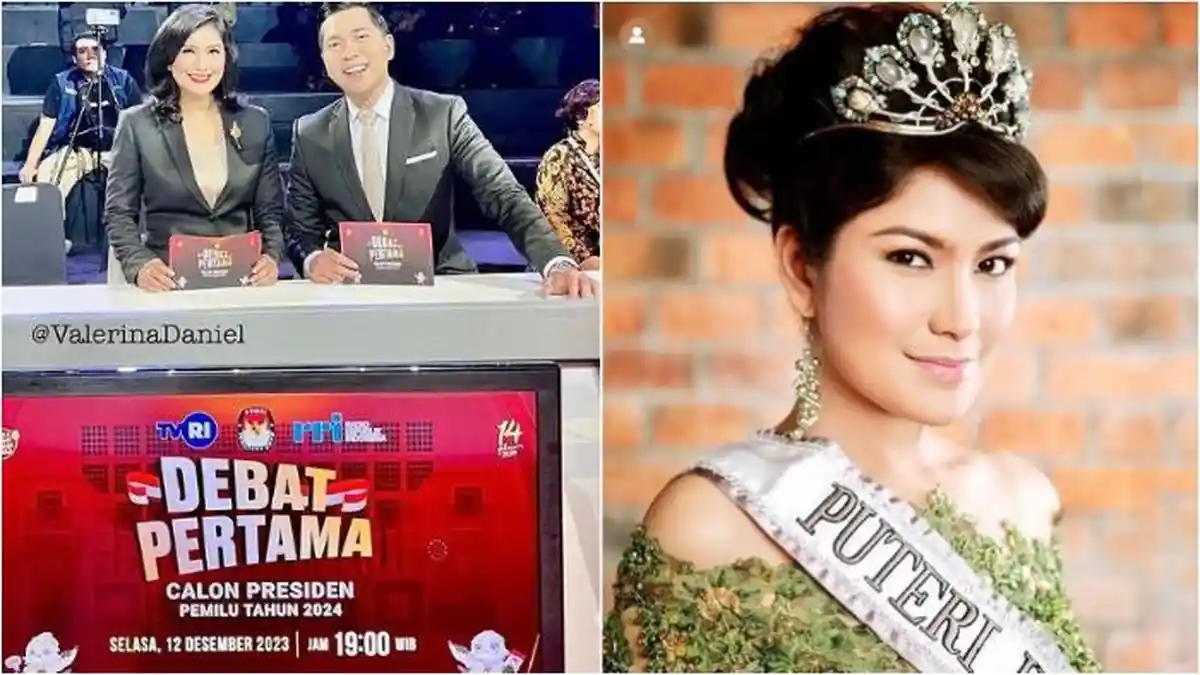 SOSOK Valerina Daniel, Moderator Debat Capres Pilpres 2024, Karier Moncer, Dipuji Cantik Luar Dalam