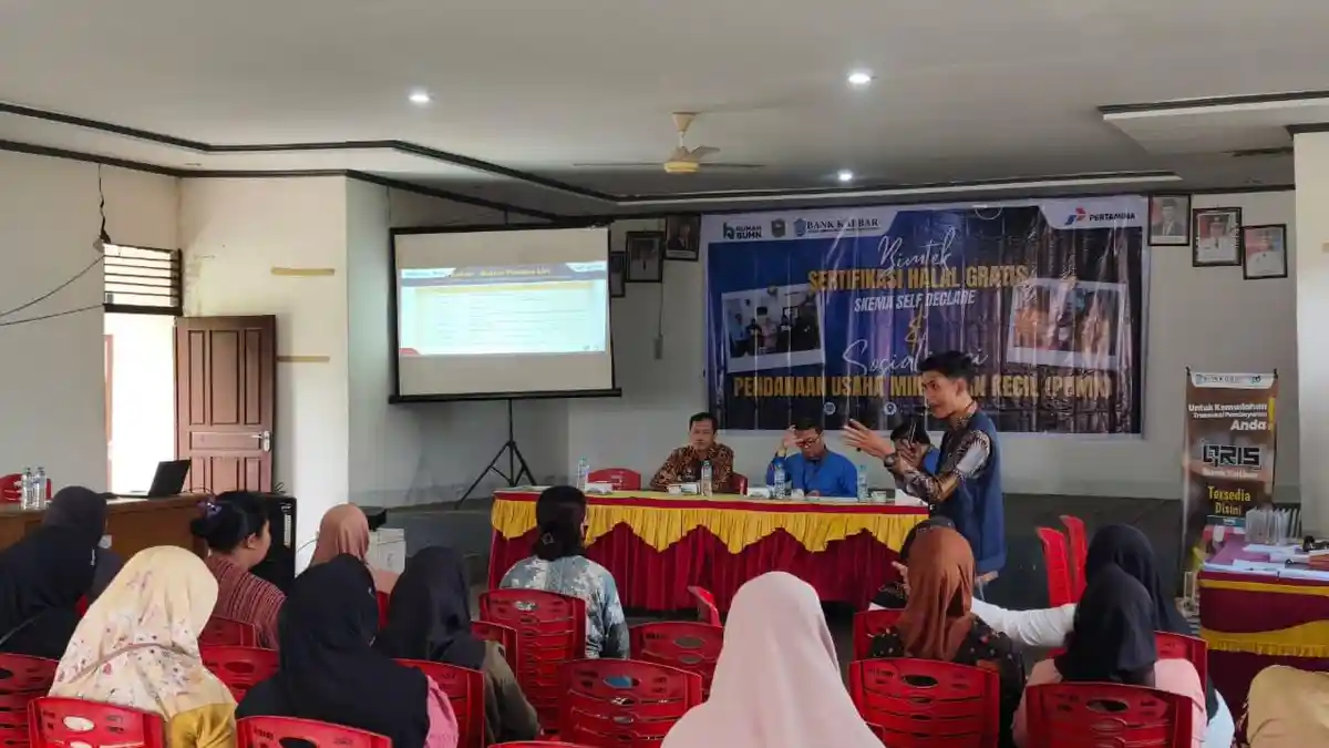Rumah BUMN Pertamina Sanggau dan Bank Kalbar Bina 30 UMKM, Dorong Sertifikasi Halal