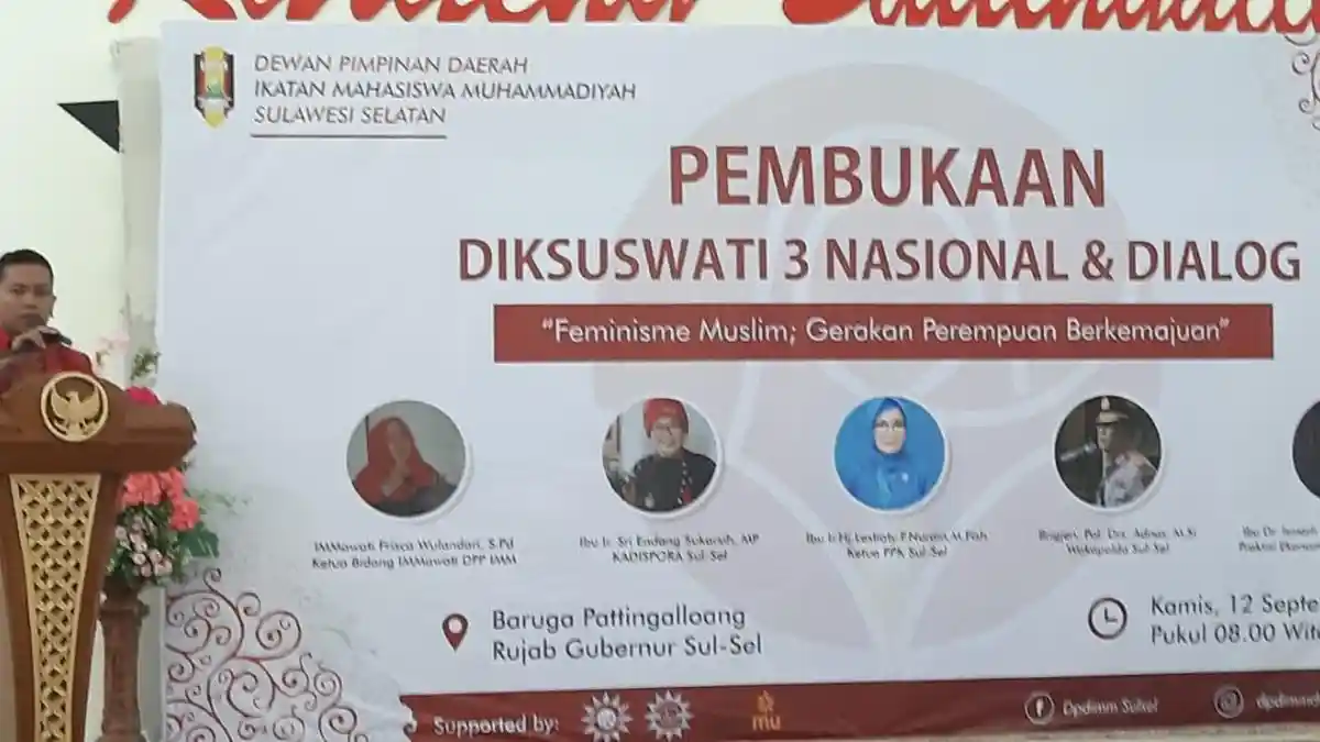 Diskuswati IMM Bakal Hadirkan Kadispora dan Wakapolda Sulsel, Bahas Feminisme Muslim Perempuan