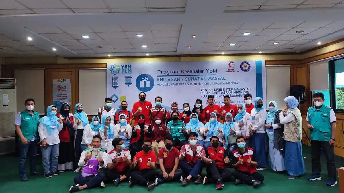 Yayasan Baitul Maal PLN UP2B Gelar Sunatan Massal, Diikuti 60 Anak Dhuafa