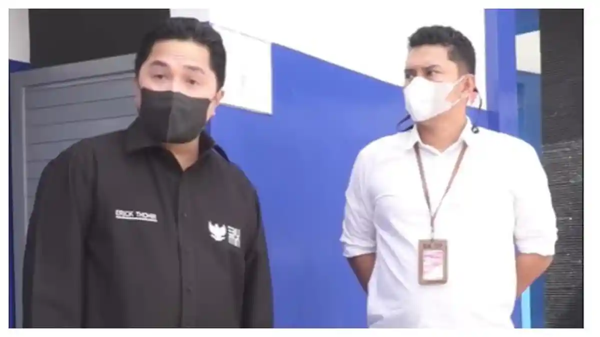 Sambangi SPBU di Medan, Erick Thohir Pertanyakan Soal Toilet: Ah yang Bener Gratis?