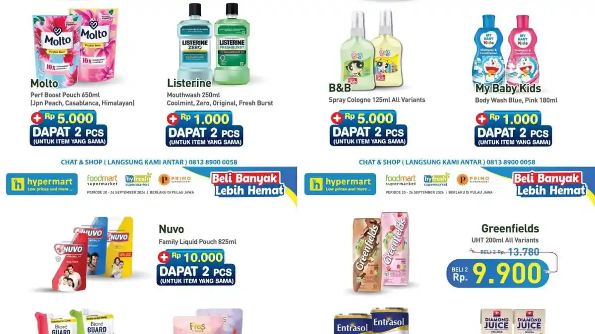 Promo Hypermart Besok 26 September 2024, Diamond Ice Cream Rp 22.900, Dove Rp 39.990