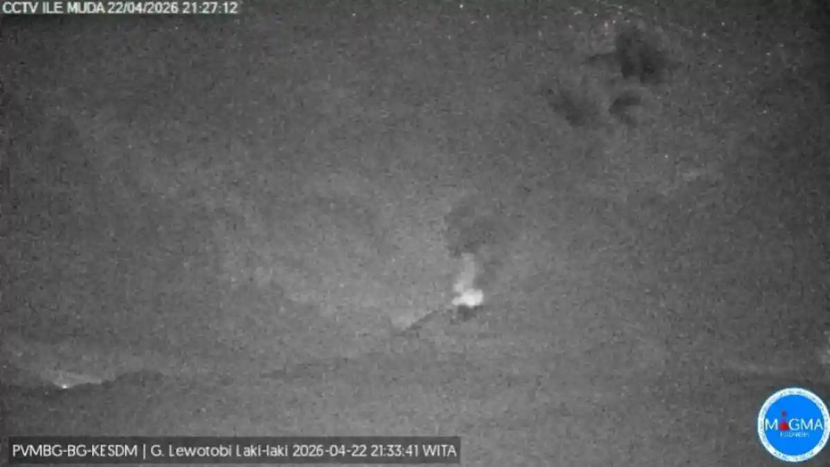 Gunung Lewotobi Meletus Tadi Malam, Semburkan Abu 1.700 Meter