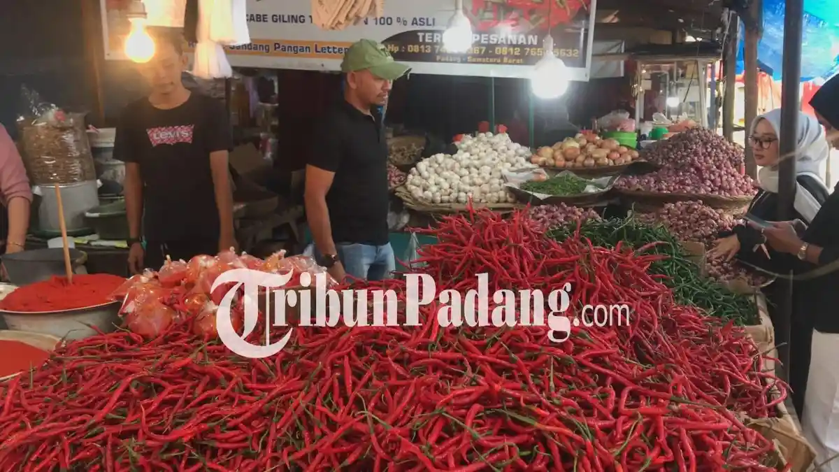 Harga Bahan Pokok di Padang Cenderung Stabil Jelang Ramadan, Cabai Merah Rp32.000 per Kilo