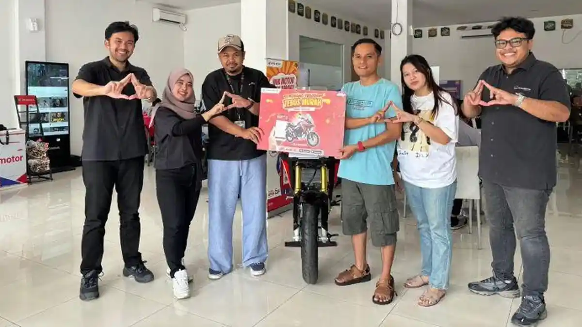 Konsumen Astra Motor Kaltim 1 Raih Hadiah Program Tebus Murah Melalui Aplikasi Motorku X