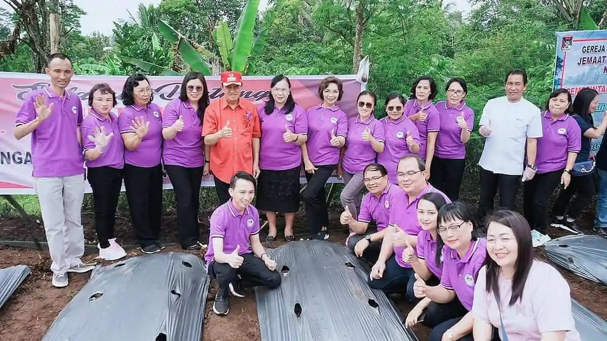 Bupati Minahasa Apresiasi Pencanangan Gerakan GMIM Menanam dan Beternak di Tondano