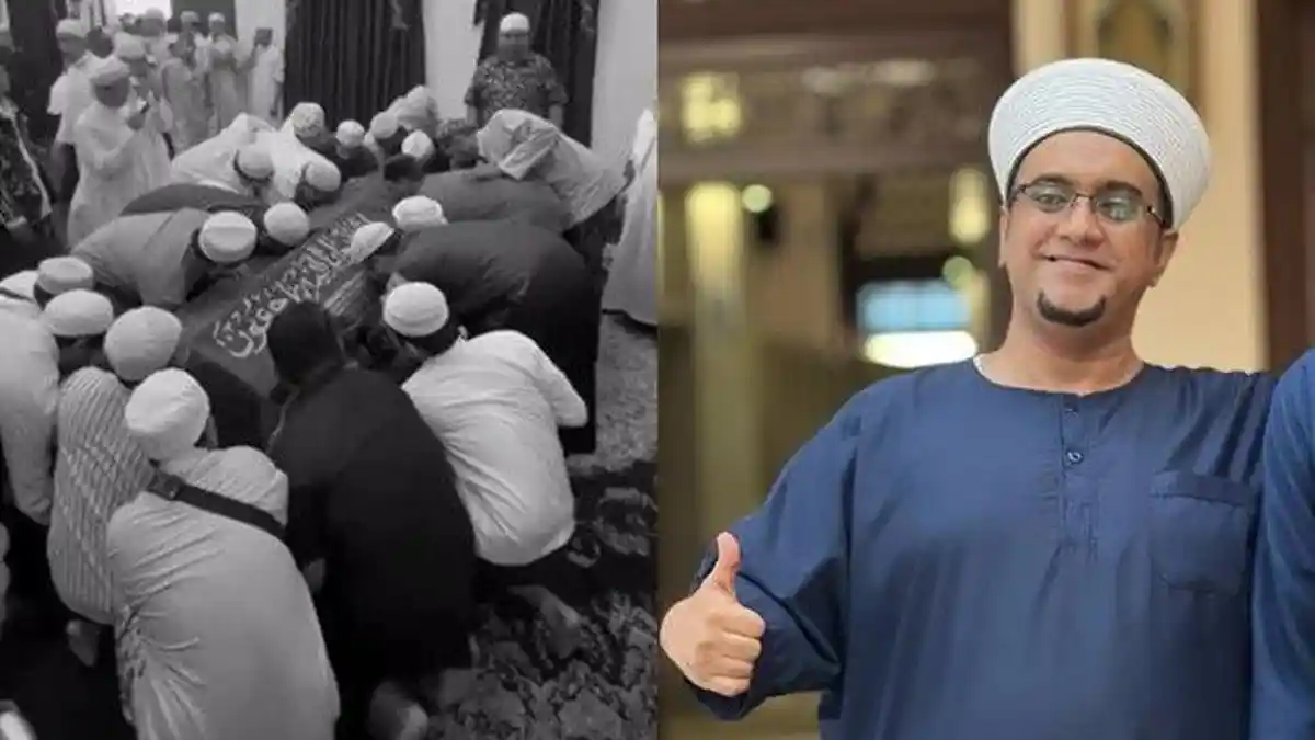 Isak Tangis Pelayat Peluk Keranda Jenazah Habib Hasan Bin Jafar Assegaf, Meninggal Usai Salat Duha