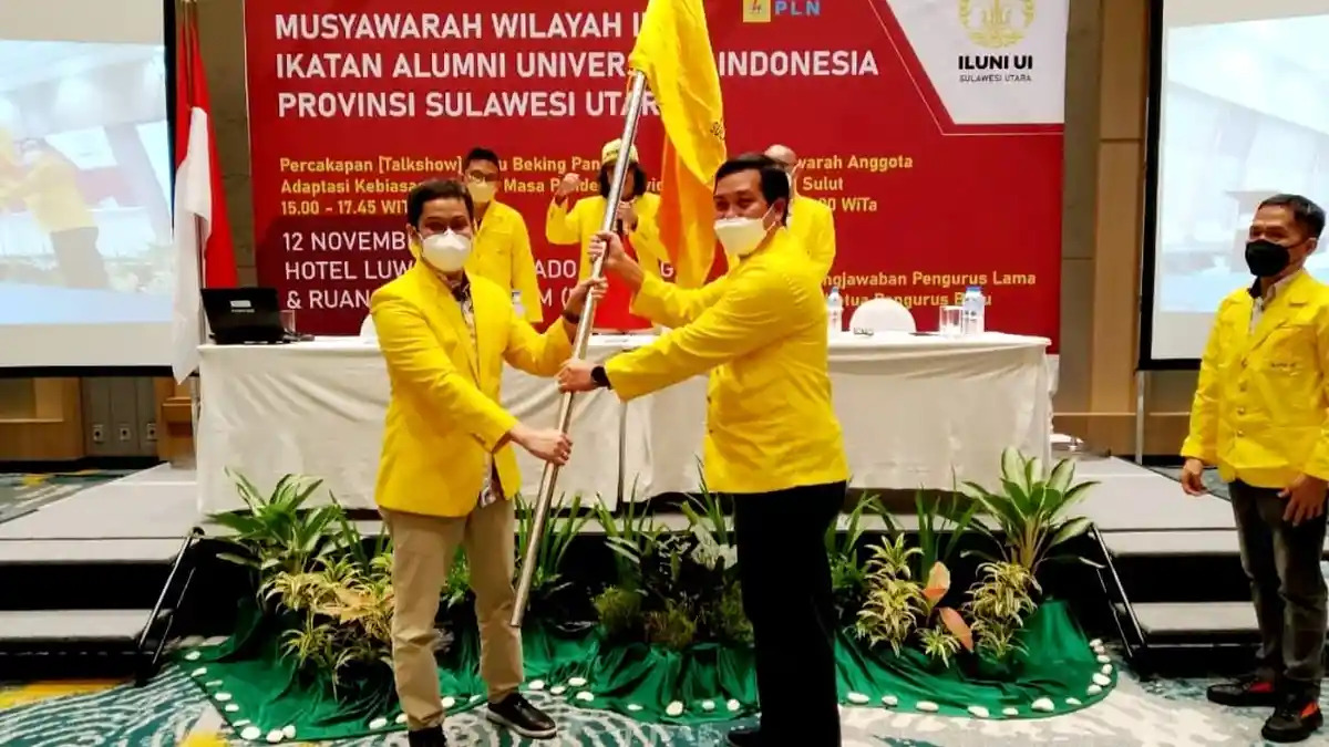 Steven Kandouw Terpilih Kembali Ketua ILUNI Universitas Indonesia Sulut Periode 2021-2022