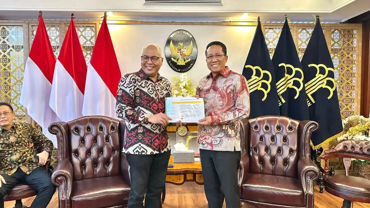 Menkumham Terima Pengurus PWI Pusat, Blokir Administrasi Resmi Dibuka