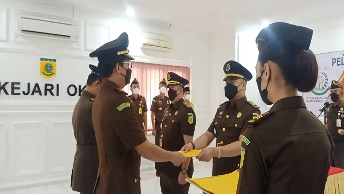 Sertijab Kasi Pidum dan Kasi Pidsus, Kajari OKI Abdi Reza Ungkap PR Kasus