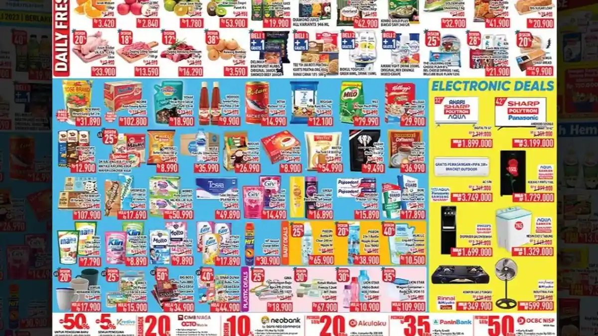 PROMO Hypermart Besok 14 Juli 2023, Jelang Weekend HEMAT, GIV Rp14.490 Sunsilk Cuma Rp16.890