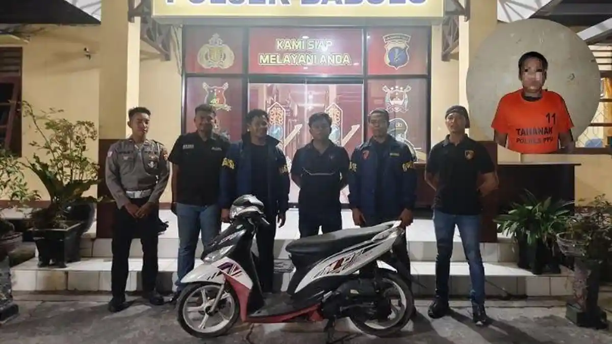 Polsek Babulu Penajam Berhasil Ungkap Kasus Curanmor, Motor Curian Ditemukan di Kebun Sawit Longkali