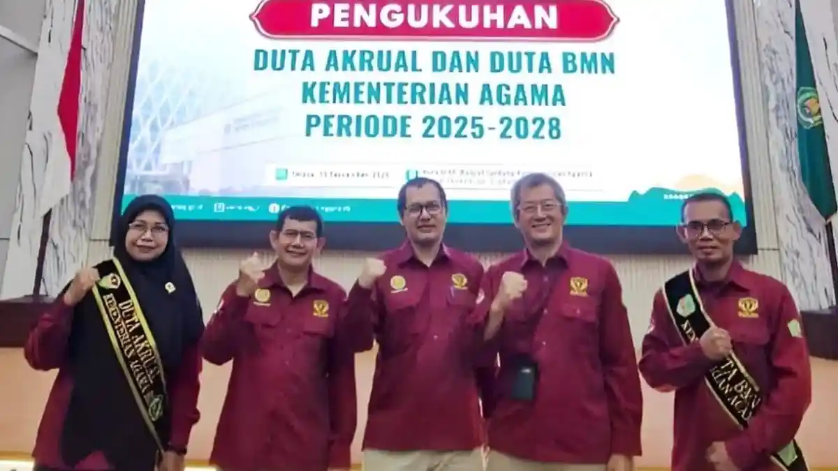 Dua ASN Kemenag Maluku Utara Dikukuhkan Jadi Duta Akrual dan BMN