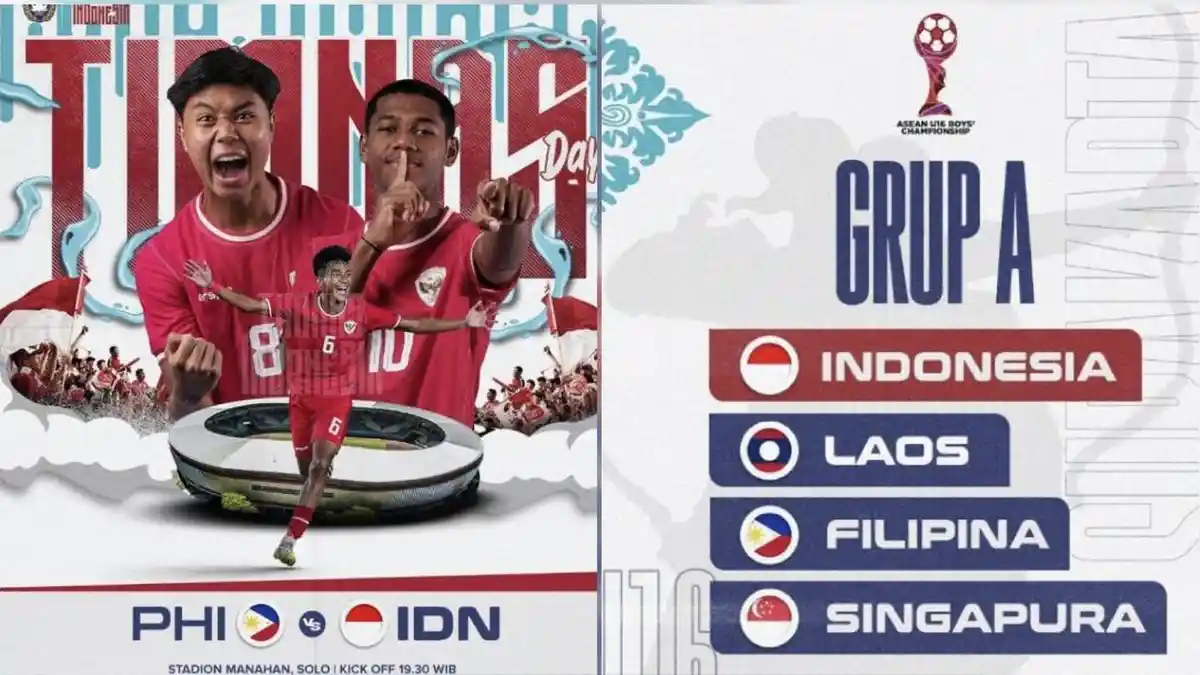 Link TV Online Indosiar Live Streaming Bola Timnas U16 Indonesia vs ...
