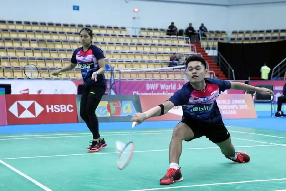 Leo Rolly Carnando/Indah Cahya Sari Jamil Hentikan Wakil Hongkong Lalu Tembus Semifinal