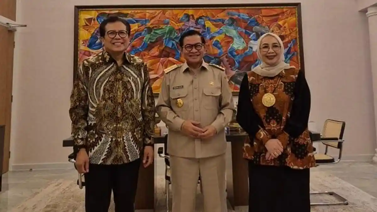 Dubes Fadjroel dan Gubernur Pramono Bahas Kerja Sama Jakarta-Kazakhstan