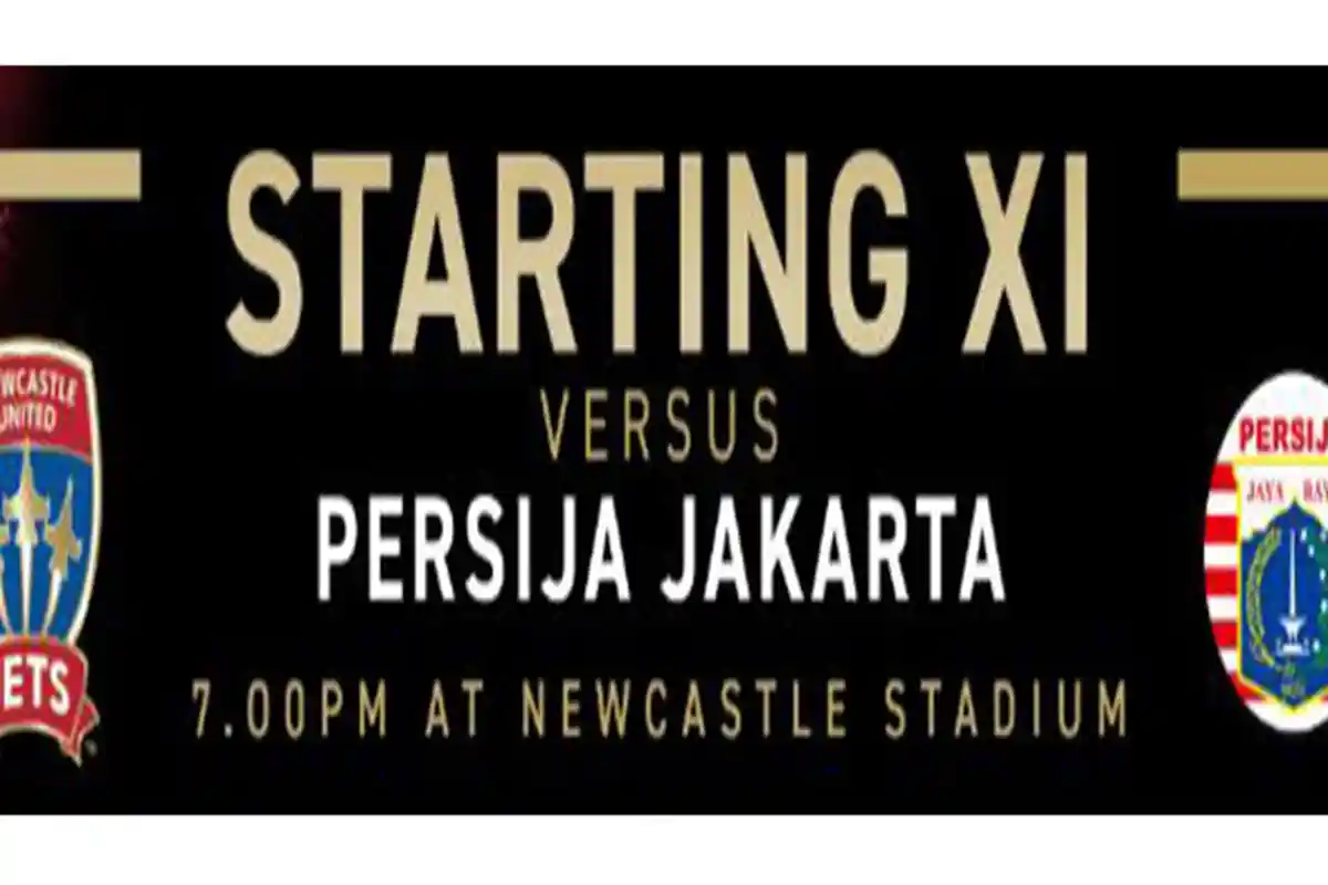 Sedang Berlangsung, Newcastle Jets vs Persija Jakarta, Berikut Link Live Streaming dan Line Up