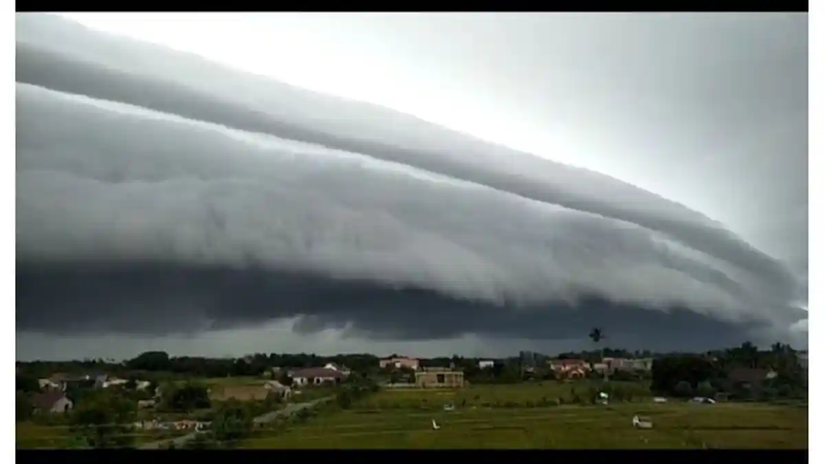 Viral Video Awan Tsunami di Aceh, Apa Itu Awan Arcus? Masyarakat Waspada Bila Melihat Awan Itu