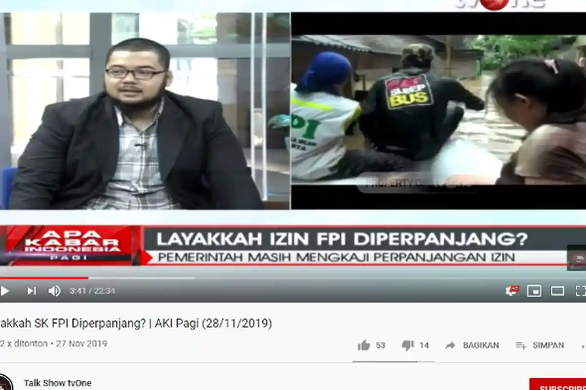 Ditanya Konsep Pancasila Menurut FPI, Kuasa Hukum Habib Ali Alatas Suruh Baca Tesis S2 Habib Rizieq