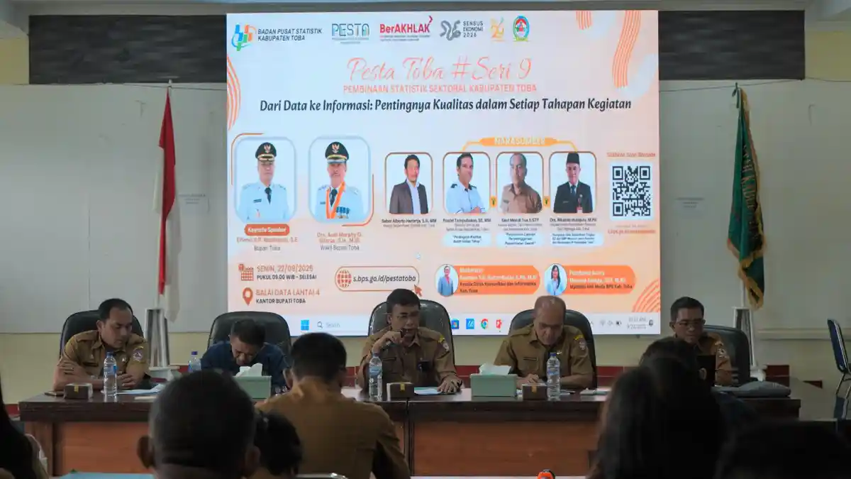 Pembinaan Statistik Sektoral Kabupaten Toba Seri 9, Tekankan Pentingnya Kualitas Data