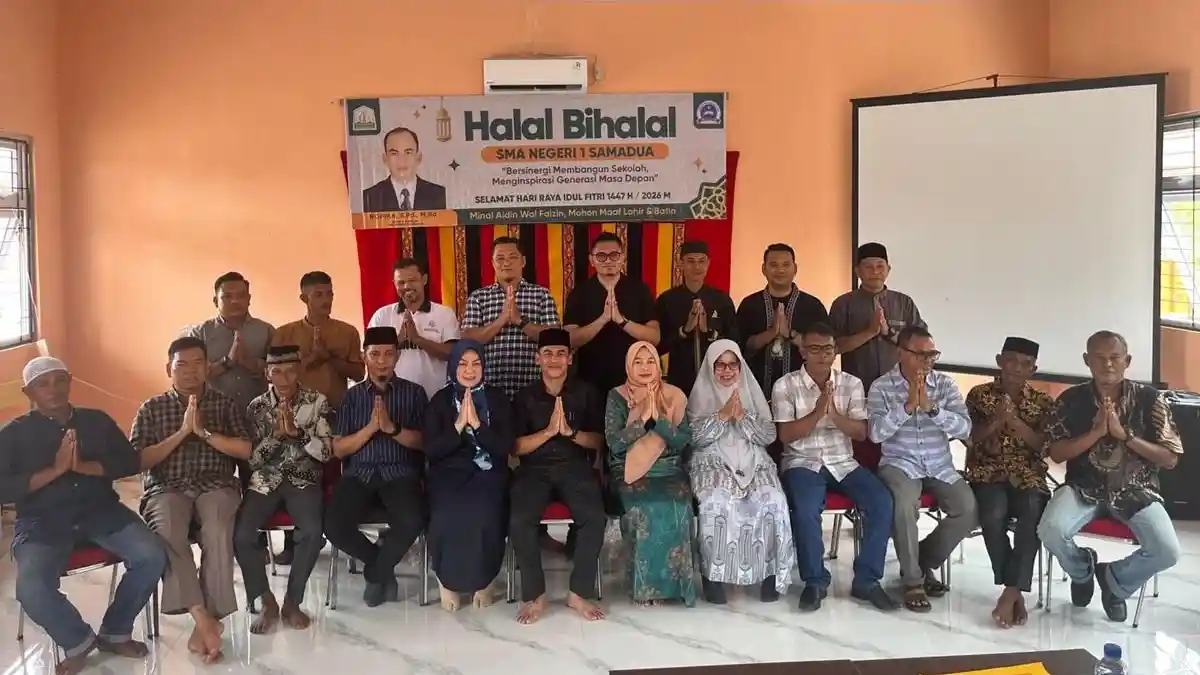 SMA Negeri 1 Samadua Gelar Halalbihalal, Perkuat Silaturahmi Alumni & Guru