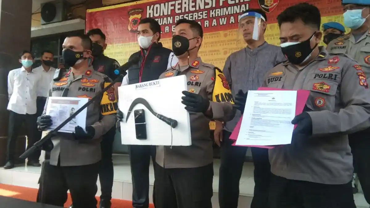 Setahun Buron, Begal Sadis yang Biasa Beraksi di Karawang Ditangkap dengan Kaki Pincang