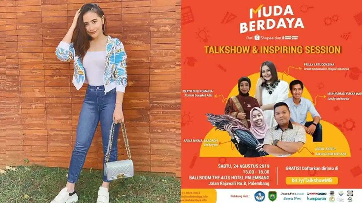 Adakan Talkshow dan Sesi Inspirasi di Palembang, Prilly Latuconsina Jadi Pembicara di Acara Shopee