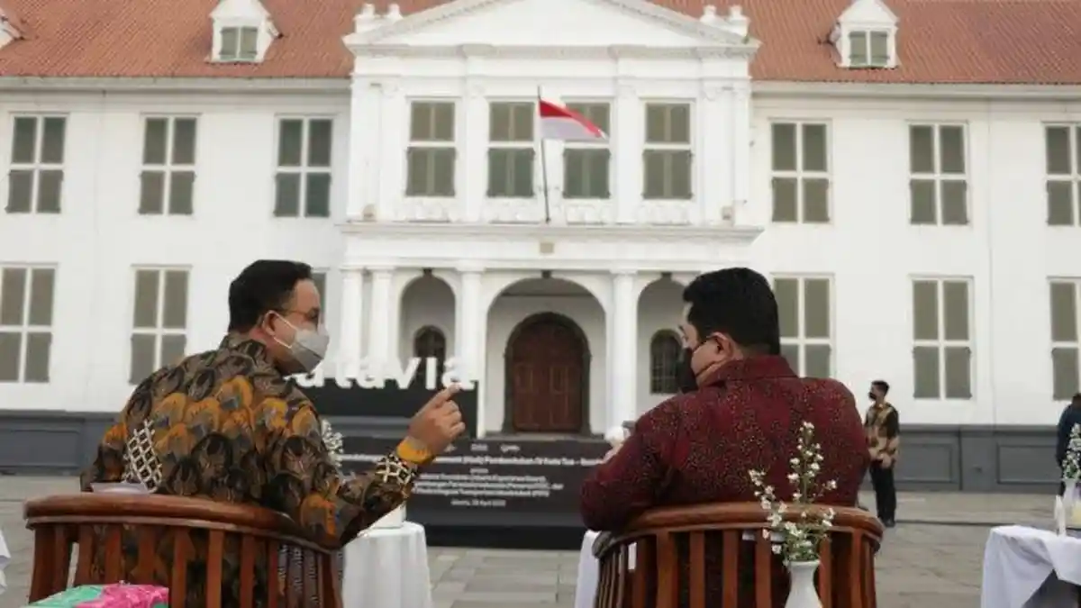 Anies Baswedan-Erick Thohir Mesra, Gubernur DKI Punya Gebrakan Baru Kota Tua Jakarta, Tak Copy Paste