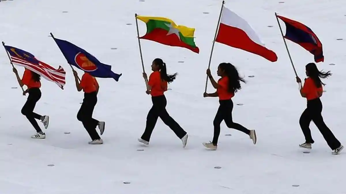Bendera Merah Putih Terbalik Saat Pre Show Opening SEA Games 2023, Kamboja Minta Maaf