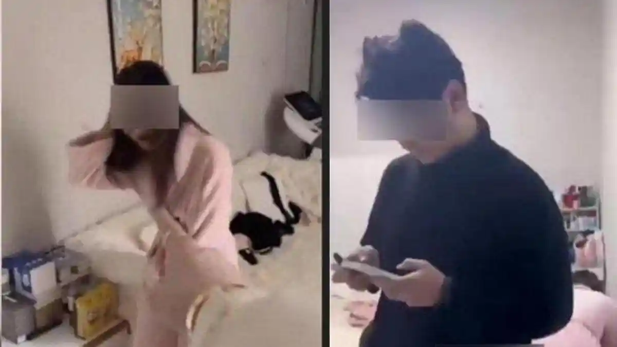 Kaget Dapati Pacarnya Bersama Pria Lain di Kamar, Pria Ini Kunci Keduanya: Jadi Wanita Penghibur?